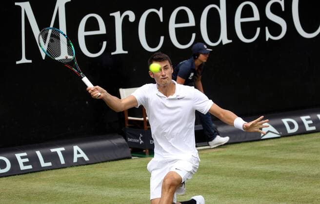 MercedesCup 2015 Deutschland, Stuttgart, 11.06.2015, Tennis, MercedesCup 2015, Stuttgart Weissenhof: Bernard Tomic.