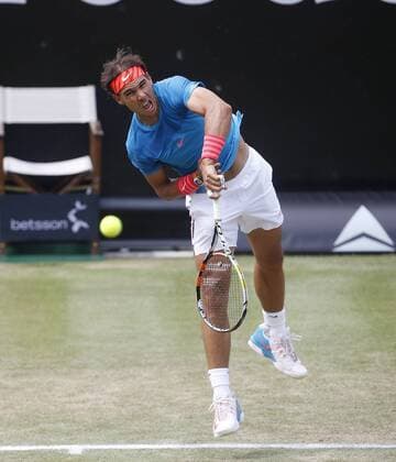 Rafael Nadal (ESP) . Tennis Mercedescup ATP Tennis Herren Tour Stuttgart 2015 . Stuttgart, GER, 07.02.2015, 20. Spieltag Fussball-Bundesliga 2014-2015.