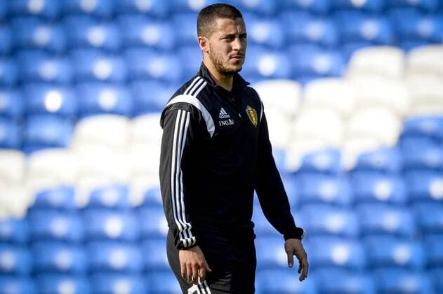- CARDIFF, UNITED KINGDOM: Belgium s Eden Hazard pictured during a training session of Belgian national soccer team Red Devils, Thursday 11 June 2015, in Cardiff, Wales, United Kingdom. The Red Devils play against the Welsh national soccer team in a Euro 2016 qualification game on Friday. DIRKxWAEM  x04640977x