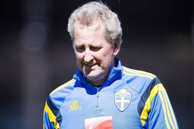 Aktuell Fußball, Training Nationalteam Schweden in Stockholm June 11, 2015 - Stockholm, SVERIGE: Erik Hamren - Training Nationalteam Schweden kod JL 135392 News - June 11, 2015  - ZUMAb138