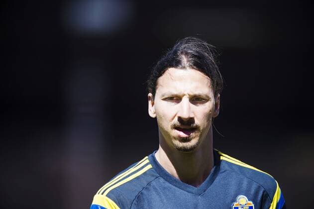 Aktuell Fußball, Training Nationalteam Schweden in Stockholm June 11, 2015 - Stockholm, SVERIGE: Zlatan Ibrahimovic - Training Nationalteam Schweden kod JL 135392 News - June 11, 2015  - ZUMAb138