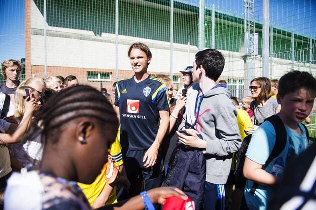 Aktuell Fußball, Training Nationalteam Schweden in Stockholm June 11, 2015 - Stockholm, SVERIGE: Albin Ekdal - Training Nationalteam Schweden. kod JL 135393 News - June 11, 2015  - ZUMAb138