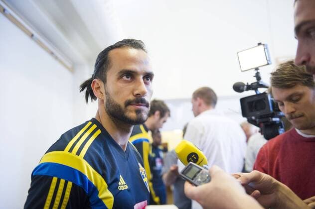 Aktuell Fußball, Training Nationalteam Schweden in Stockholm June 11, 2015 - Stockholm, SVERIGE: Erkan Zengin - Training Nationalteam Schweden. kod JL 135392 News - June 11, 2015  - ZUMAb138