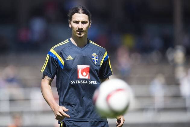 Aktuell Fußball, Training Nationalteam Schweden in Stockholm June 11, 2015 - Stockholm, SVERIGE: Zlatan Ibrahimovic - Training Nationalteam Schweden kod JL 135392 News - June 11, 2015  - ZUMAb138