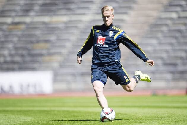 Aktuell Fußball, Training Nationalteam Schweden in Stockholm June 11, 2015 - Stockholm, SVERIGE: Oscar Wendt - Training Nationalteam Schweden kod JL 135392 News - June 11, 2015  - ZUMAb138