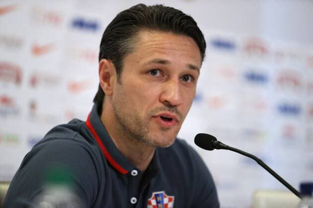 Aktuell Fußball, PK Nationalmannschaft Kroatien in Split Croatian national football team press conference PK Pressekonferenz 11.06.2015., Croatia, Split - Coach of the Croatian national football team Niko Kovac, and captain Darijo Srna held the press conference, ahead of tomorrow s qualifying match against Italy at Poljud. Niko Kovac.  IvoxCagalj PIXSELL