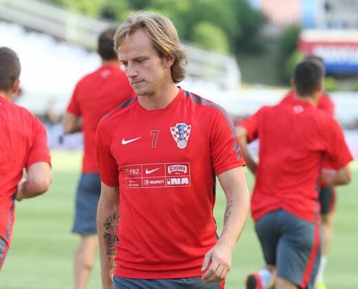 Aktuell Fußball, Training Nationalmannschaft Kroatien in Split Croatian national football team training 11.06.2015., Croatia, Split - Croatian national football team training in preparation for tomorrow s qualifying match with Italy on Poljud. Ivan Rakitic.  IvoxCagalj PIXSELL