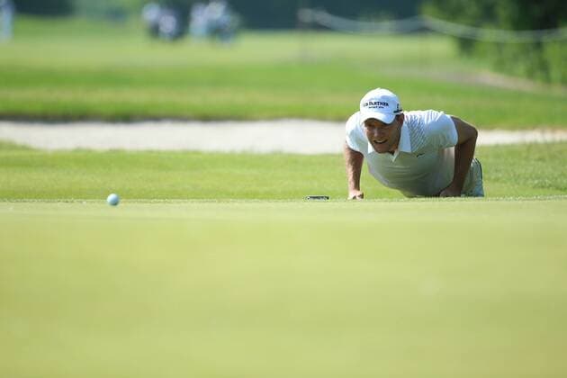 GOLF - Lyoness Open 2015 ATZENBRUGG,AUSTRIA,12.JUN.15 - GOLF - PGA Golf Herren European Tour, Lyoness Open, Diamond Country Club. Image shows Maximilian Kieffer (GER). GEPAxpictures xDanielxGoetzhaber