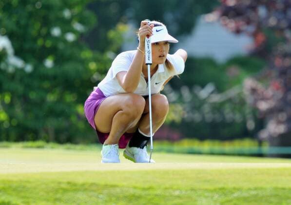 Aktuell Golf, Damen, LPGA, KPMG Women s PGA Championship in Harrison Michelle Wie in action during the KPMG Women s PGA Golf Herren Championship at Westchester Country Club in Harrison, New York. Gregory Vasil Cal Media KPMG Women s PGA Championship June 11 - ZUMAc04_