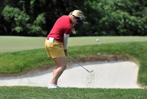 Aktuell Golf, Damen, LPGA, KPMG Women s PGA Championship in Harrison Charley Hull in action during the KPMG Women s PGA Golf Herren Championship at Westchester Country Club in Harrison, New York. Gregory Vasil Cal Media KPMG Women s PGA Championship June 12 - ZUMAc04_