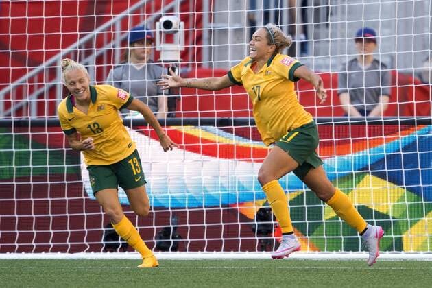 June 12, 2015 - Winnipeg - 150612 Australiens Kyah Simon - WM Australien - Nigeria - ..Foto: CarlSandin BILDBYRAN kod CS 57684 News - June 12, 2015  - ZUMAb138