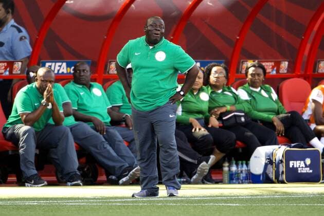 June 12, 2015 - Winnipeg - 150612 Nigerias Edwin Okon - WM Australien - Nigeria - ..Foto: CarlSandin BILDBYRAN kod CS 57684 News - June 12, 2015  - ZUMAb138
