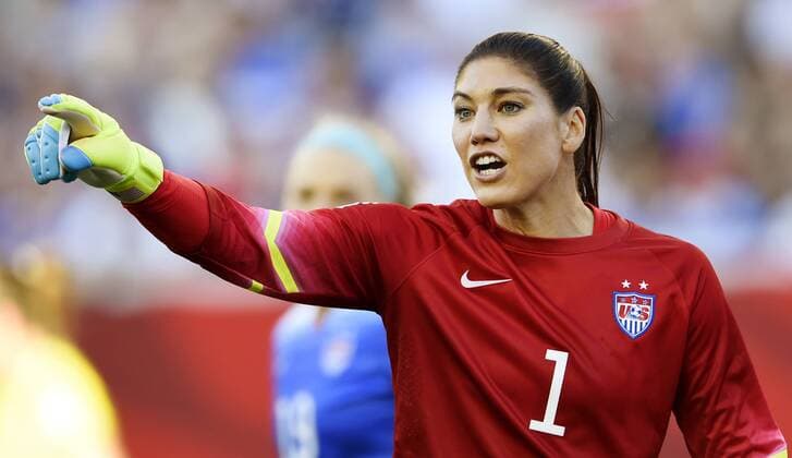 Aktuell Fußball, Damen WM in Kanada, USA - Schweden June 12, 2015 - Winnipeg - 150612 USA:s Hope Solo WM - USA - SWE - ..Foto: CarlSandin BILDBYRAN kod CS 57685 News - June 12, 2015  - ZUMAb138