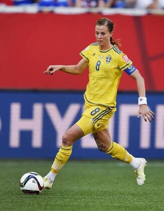 Aktuell Fußball, Damen WM in Kanada, USA - Schweden June 12, 2015 - Winnipeg - 150612 - Lotta Schelin WM - USA - SWE - ..Foto: CarlSandin BILDBYRAN kod CS 57685 News - June 12, 2015  - ZUMAb138