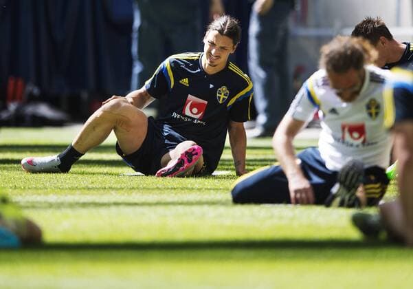 Aktuell Fußball, Training Nationalteam Schweden in Stockholm June 12, 2015 - Stockholm, SVERIGE - 150612 Zlatan Ibrahimovic - den 12 juni 2015 i Stockholm..Foto: JoelxMarklund BILDBYRAN kod JM 87026 News - June 12, 2015  - ZUMAb138