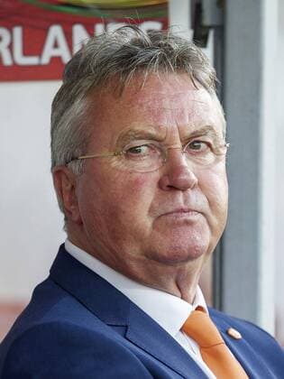coach Guus Hiddink of Holland during the UEFA EURO EM Europameisterschaft Fussball 2016 qualifying match between Latvia and The Netherlands on June 12, 2015 at the Skonto stadium in Riga, The Netherlands. Maurice van Steen RIGA Latvia v The Netherlands xVIxxIVx 3960435
