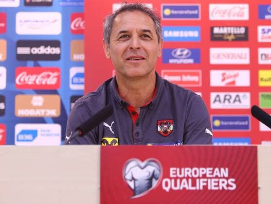 SOCCER - UEFA EURO EM Europameisterschaft Fussball 2016 quali, RUS vs AUT, preview MOSCOW,RUSSIA,13.JUN.15 - SOCCER - UEFA European Championship EM Europameisterschaft 2016, European Qualifiers, OEFB international match Länderspiel Russia vs Austria, preview, press conference PK Pressekonferenz of team AUT. Image shows Christian Fuchs (AUT). GEPAxpictures xChristianxOrt