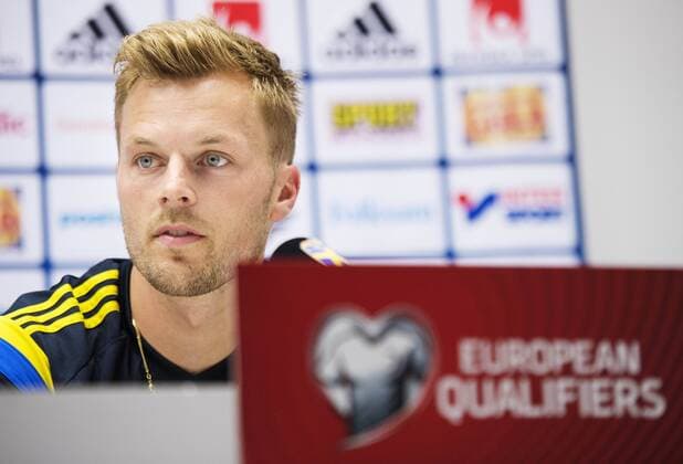 Aktuell Fußball, PK Nationalteam Schweden in Stockholm June 13, 2015 - Stockholm, SVERIGE - 150613 Sebastian Larsson - den 13 juni 2015 i Stockholm..Foto: JoelxMarklund BILDBYRAN kod JM 87027 News - June 13, 2015  - ZUMAb138