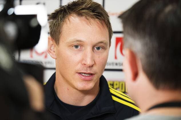 Aktuell Fußball, PK Nationalteam Schweden in Stockholm June 13, 2015 - Stockholm, SVERIGE - 150613 Kim Källström - den 13 juni 2015 i Stockholm..Foto: JoelxMarklund BILDBYRAN kod JM 87027 News - June 13, 2015  - ZUMAb138