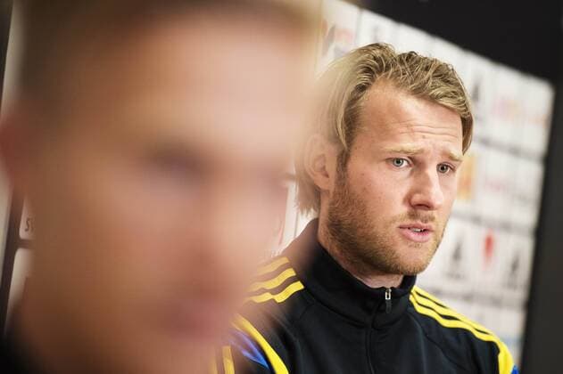 Aktuell Fußball, PK Nationalteam Schweden in Stockholm June 13, 2015 - Stockholm, SVERIGE - 150613 Ola Toivonen - den 13 juni 2015 i Stockholm..Foto: JoelxMarklund BILDBYRAN kod JM 87027 News - June 13, 2015  - ZUMAb138