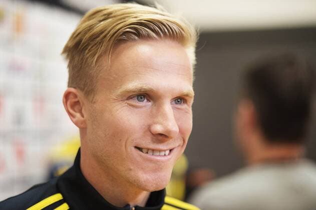 Aktuell Fußball, PK Nationalteam Schweden in Stockholm June 13, 2015 - Stockholm, SVERIGE - 150613 Oscar Wendt - den 13 juni 2015 i Stockholm..Foto: JoelxMarklund BILDBYRAN kod JM 87027 News - June 13, 2015  - ZUMAb138