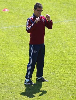 Aktuell Fußball, Training Nationalmannschaft Russland in Moskau SOCCER - UEFA EURO EM Europameisterschaft Fussball 2016 quali, RUS vs AUT, preview MOSCOW,RUSSIA,13.JUN.15 - SOCCER - UEFA European Championship EM Europameisterschaft 2016, European Qualifiers, international match Länderspiel Russia vs Austria, preview, training of team RUS. Image shows head coach Fabio Capello (RUS). GEPAxpictures xChristianxOrt