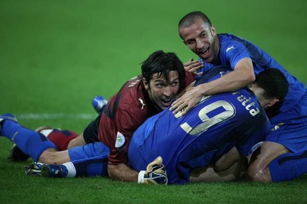 WM 2006, Dortmund, Halbfinale, Deutschland - Italien - Gianluigi Buffon, Alessandro Del Piero, Gianluca Zambrotta
