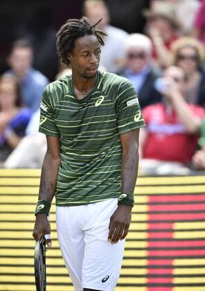 Gael Monfils (FRA) enttäuscht Enttäuschung Halbfinale 13.06.2015 Tennis Mercedes-Cup Stuttgart Weißenhof TC Weissenhof Mercedescup Mercedes Cup 06.06..-14.06.2015 Mercedes-Cup Stuttgart Weißenhof 2015