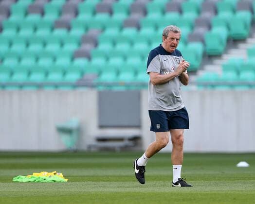 England s Roy Hodgson looks on during training England Training & press conference PK Pressekonferenz Stozice Stadium - Slovenia - 13th June 2015 - Picture David Klein Sportimage EDITORIAL USE ONLY. No use with unauthorised audio, video, data, fixture lists, club league logos or live services. Online in-match use limited to 120 images, no video emulation. No use in betting, games or single club league player publications.