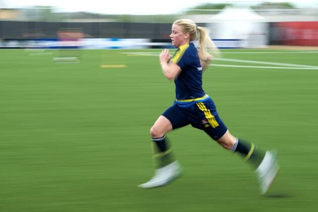 Aktuell Fußball, Damen WM in Kanada, Training Schweden June 13, 2015 - Winnipeg, Kanada Football - 150613 Sweden s Jenny Hjohlman en training den 13 juni 2015 i Winnipeg..Foto: CarlxSandin BILDBYRAN kod CS 57686 News - June 13, 2015  - ZUMAb138