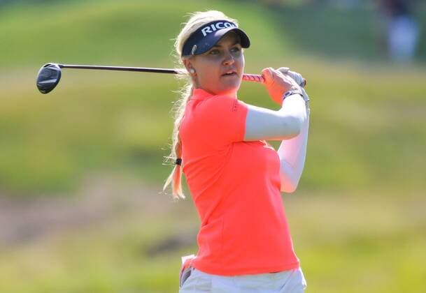 Charley Hull in action during the KPMG Women s PGA Golf Women Championship at Westchester Country Club in Harrison, New York. Gregory Vasil Cal Media KPMG Women s PGA Championship June 13 - ZUMAc04_