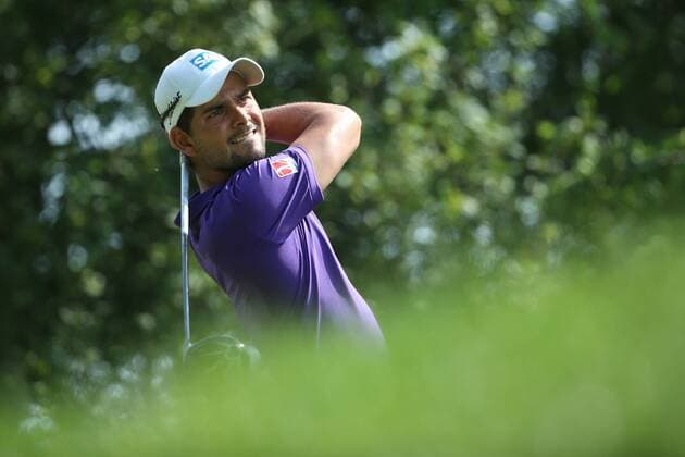 GOLF - Lyoness Open 2015 ATZENBRUGG,AUSTRIA,14.JUN.15 - GOLF - PGA Golf Herren European Tour, Lyoness Open, Diamond Country Club. Image shows Moritz Lampert (GER). GEPAxpictures xDanielxGoetzhaber