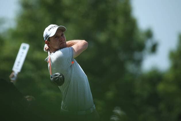 GOLF - Lyoness Open 2015 ATZENBRUGG,AUSTRIA,14.JUN.15 - GOLF - PGA Golf Herren European Tour, Lyoness Open, Diamond Country Club. Image shows Maximilian Kieffer (GER). GEPAxpictures xDanielxGoetzhaber