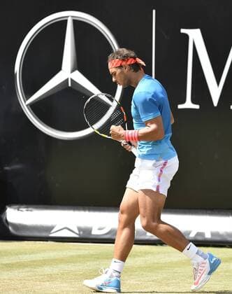 Rafael Nadal (ESP) Aktion Jubel jubelt Freude Emotion nach gewonnenem Punkt Finale 14.06.2015 Tennis Mercedes-Cup Stuttgart Weißenhof TC Weissenhof Mercedescup Mercedes Cup 06.06..-14.06.2015 Mercedes-Cup Stuttgart Weißenhof 2015
