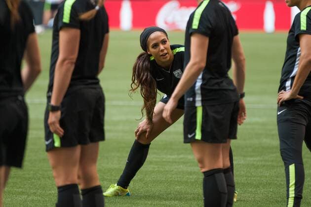June 15, 2015: Sydney LEROUX of the USA at an official practise session prior to a Group D match at the FIFA Women s World Cup Canada 2015 between Nigeria and the USA at BC Place Stadium on June 2015 in Vancouver, Canada. Sydney Low Cal Media. Soccer 2015: FIFA Women s World Cup JUNE 15 - ZUMAc04_