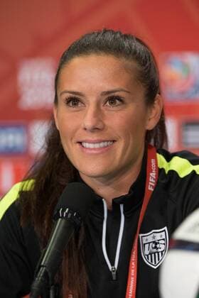 June 15, 2015: Ali KRIEGER of the USA at a press conference PK Pressekonferenz prior to a Group D match at the FIFA Women s World Cup Canada 2015 between Nigeria and the USA at BC Place Stadium on June 2015 in Vancouver, Canada. Sydney Low Cal Media. Soccer 2015: FIFA Women s World Cup JUNE 15 - ZUMAc04_