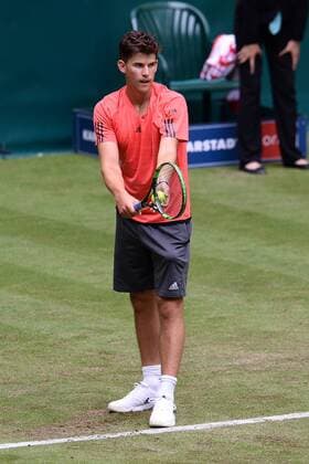 Tennis Gerry Weber Open 2015 am 16.06.2015 im Gerry Weber Stadion in Halle ( Westfalen ) Dominic Thiem ( AUT )