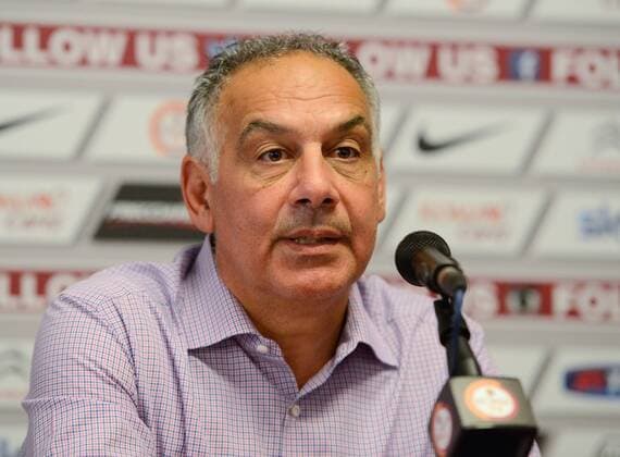 Aktuell Fußball, Italien, Serie A, PK von AS Rom-Präsident Pallotta June 16, 2015 - Rome, Italy - As Rome President James Pallotta met journalists at Hotel Esedra Rome, on June 16, 2015 AS Rome President James Pallotta holds press conference PK Pressekonferenz  - ZUMAn230