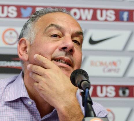 Aktuell Fußball, Italien, Serie A, PK von AS Rom-Präsident Pallotta June 16, 2015 - Rome, Italy - As Rome President James Pallotta met journalists at Hotel Esedra Rome, on June 16, 2015 AS Rome President James Pallotta holds press conference PK Pressekonferenz  - ZUMAn230