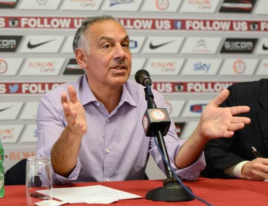 Aktuell Fußball, Italien, Serie A, PK von AS Rom-Präsident Pallotta June 16, 2015 - Rome, Italy - As Rome President James Pallotta met journalists at Hotel Esedra Rome, on June 16, 2015 AS Rome President James Pallotta holds press conference PK Pressekonferenz  - ZUMAn230