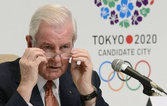 TOKYO, Japan - Craig Reedie, chair of the International Olympic Committee s Evaluation Commission, holds a press conference PK Pressekonferenz at a hotel in Tokyo on March 7, 2013. The commission called Tokyo s plan for hosting the 2020 Summer Olympics very impressive, as it wrapped a four-day inspection of the Japanese capital the same day.  0307063