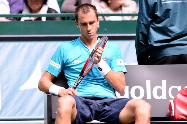 Tennis Gerry Weber Open 2015 am 16.06.2015 im Gerry Weber Stadion in Halle ( Westfalen ) Lukas Rosol ( CZE )
