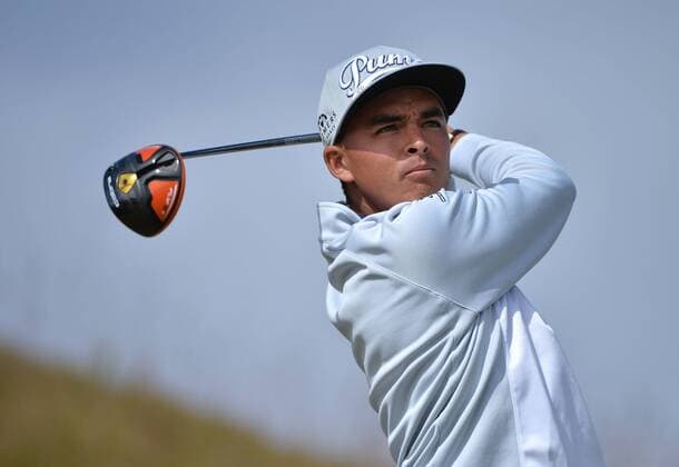 Aktuell Golf, US Open, Training Ricky Fowler hits off of the 7th tee during a practice round prior to the start of the 115th U.S. Open Championship at Chambers Bay on June 16, 2015 in University Place, Washington.  SEA20150616329 KEVINxDIETSCH