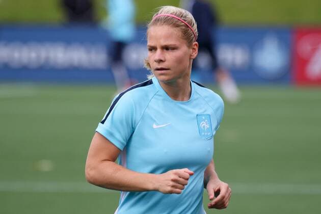 Eugenie Le Sommer (Frankreich), Einzelbild, Aktion, Action, Fussball, FIFA Frauen-WM 2015, Abschlusstraining im Stadion, xozx