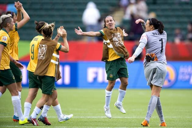 June 16, 2015 - Edmonton - 150616 Australiens Lisa De Vanna -- WM - Australien - Schweden - ..Foto: CarlSandin BILDBYRAN kod CS 57692 News - June 16, 2015  - ZUMAb138