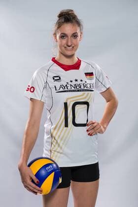 04.06.2015, Bundesleistungszentrum, Kienbaum Volleyball, Fotoshooting Nationalmannschaft Frauen Lena Stigrot ( 10 GER)