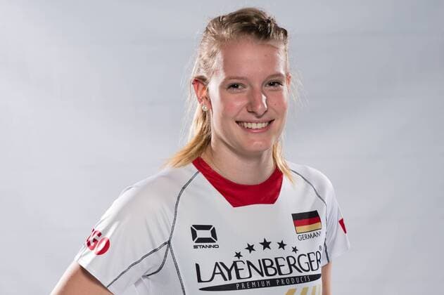 04.06.2015, Bundesleistungszentrum, Kienbaum Volleyball, Fotoshooting Nationalmannschaft Frauen Julia Schaefer ( 12 GER)
