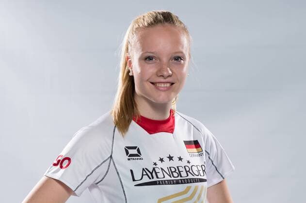 04.06.2015, Bundesleistungszentrum, Kienbaum Volleyball, Fotoshooting Nationalmannschaft Frauen Jennifer Geerties ( 6 GER)