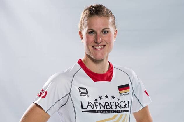 04.06.2015, Bundesleistungszentrum, Kienbaum Volleyball, Fotoshooting Nationalmannschaft Frauen Lisa Thomsen ( 15 GER)