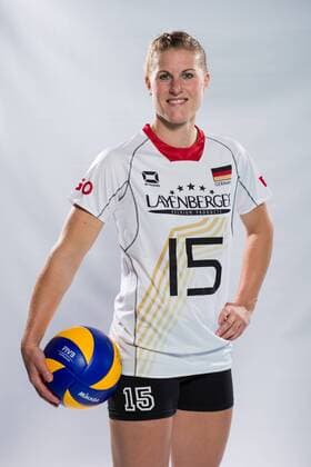 04.06.2015, Bundesleistungszentrum, Kienbaum Volleyball, Fotoshooting Nationalmannschaft Frauen Lisa Thomsen ( 15 GER)